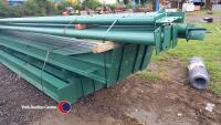 40ft x 40ft steel frame building with head ties, roof and leg bracing. Purlins spaced for fibre cement, c/w all fixings for frame. - 3