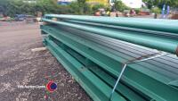 40ft x 40ft steel frame building with head ties, roof and leg bracing. Purlins spaced for fibre cement, c/w all fixings for frame. - 4