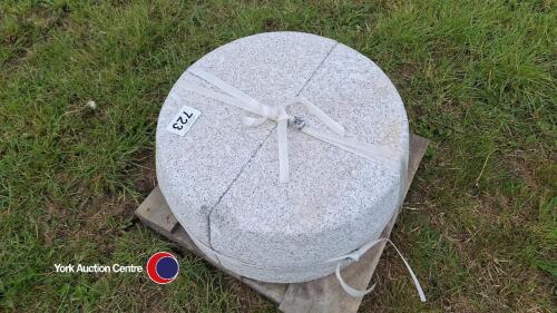 Granite stone circle or kerbs corners