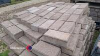 Marshall block paving Plumb Brown 65mm thick x 200mm x 100mm, 1,000 (20sq mtrs) - 3