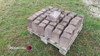 Marshall block paving radius kerbs200mm x 100mm x 125mm Plumb Brown 43 - 3