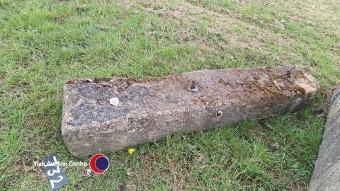 Stone gate post
