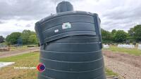 10,000ltr green plastic bunded water tank with a 2in outlet - 2