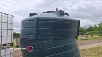 10,000ltr green plastic bunded water tank with a 2in outlet - 5