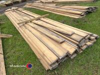 Timber - approx 236in x 4in x 1in - 2