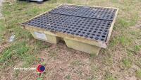 Plastic poly-spill pallet IBC drip tray - 2