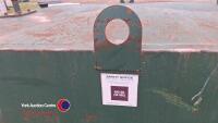 Metal diesel tank 1500ltrs (size 160 x 80 x 110) - 2