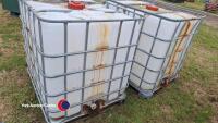 2 x 1000 litre IBCs - 2