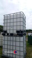 Pair of IBC tanks, only used once and washed out clean
