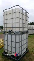Pair of IBC tanks, only used once and washed out clean