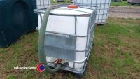 600ltr IBC tank, clean inside used for watering livestock - 2