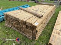 Timber - approx 118in x 3in half cuts - 2