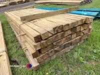 Timber - approx 118in x 3in half cuts - 3