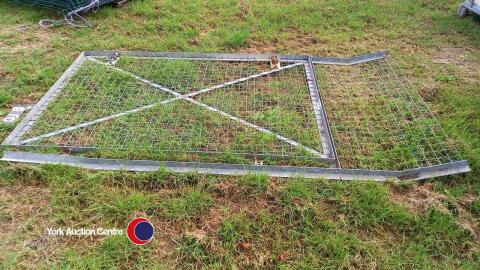 Security gate 6ft high x 4ft wide in frame