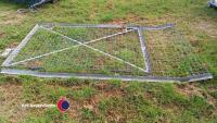 Security gate 6ft high x 4ft wide in frame