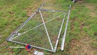 Security gate 6ft high x 4ft wide in frame - 2