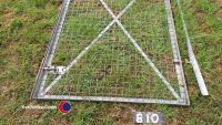 Security gate 6ft high x 4ft wide in frame - 3