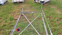 Security gate 6ft high x 4ft wide in frame - 4