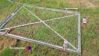 Security gate 6ft high x 4ft wide in frame - 5