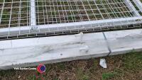 2 x metal compound gates 8ft high by 16ft wide .brand new with metal posts. - 5