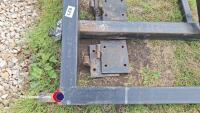 Pair of barrier gates, approx 25ft x 4ft interlock system to lock - 3
