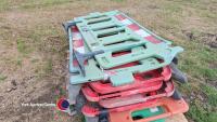 8 x plastic pedestrian barriers - 3