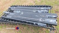 Pallet of steel fencing and posts - 2