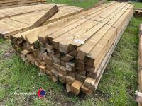Timber - approx 118in x 3in half cuts - 2