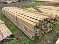Timber - approx 118in x 3in half cuts - 3