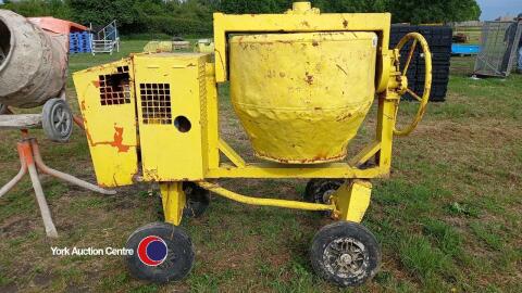 Belle diesel mixer c/w starting handle
