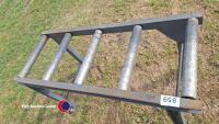 Heavy duty conveyor roller table, L 140cm x W 54cm x H 75cm - 3