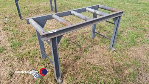 Heavy duty conveyor roller table, L 140cm x W 54cm x H 75cm