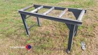Heavy duty conveyor roller table, L 140cm x W 54cm x H 75cm - 2
