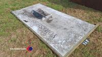 100in x 50in steel sign board - 3