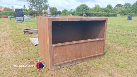 6ft long x 4ft wide x 4ft high steel chemical store