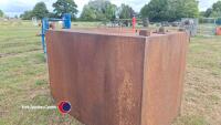 6ft long x 4ft wide x 4ft high steel chemical store - 5