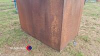 6ft long x 4ft wide x 4ft high steel chemical store - 6