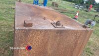 6ft long x 4ft wide x 4ft high steel chemical store - 7