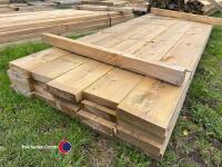 Timber - approx 94.5in x 7.5in x 2in - 3