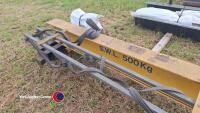 Certex overhead gantry crane, safe working load, 500kg, gwo, taken from factory and no longer needed, c/w legs, tracking and bolts, 18ft wide, spares in office - 3