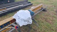 Certex overhead gantry crane, safe working load, 500kg, gwo, taken from factory and no longer needed, c/w legs, tracking and bolts, 18ft wide, spares in office - 4