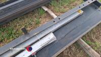 Certex overhead gantry crane, safe working load, 500kg, gwo, taken from factory and no longer needed, c/w legs, tracking and bolts, 18ft wide, spares in office - 8