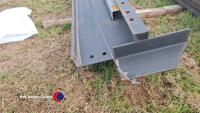 Certex overhead gantry crane, safe working load, 500kg, gwo, taken from factory and no longer needed, c/w legs, tracking and bolts, 18ft wide, spares in office - 9