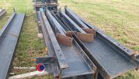 Certex overhead gantry crane, safe working load, 500kg, gwo, taken from factory and no longer needed, c/w legs, tracking and bolts, 18ft wide, spares in office - 13