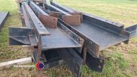 Certex overhead gantry crane, safe working load, 500kg, gwo, taken from factory and no longer needed, c/w legs, tracking and bolts, 18ft wide, spares in office - 14