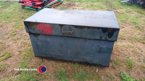 Large steel lock box