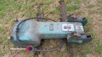 Bison cast iron pedestal grinder 3 phase