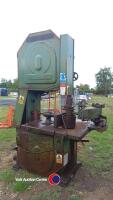 PTO driven band saw and hydraulic feed