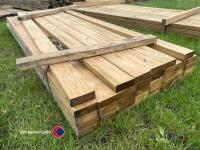 Timber - approx 95in x 4.5in x 2in - 2
