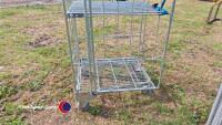 7 x warehouse stackable trolleys - 5